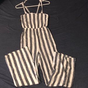 NWT Forever21 Striped wide-leg Jumpsuit